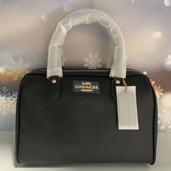 Sophisticated Coach Rowan Satchel | Fashion-Forward Female Piece - Picture 1 of 4